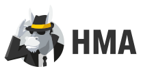 الشعار الأفقي لشعار HMA