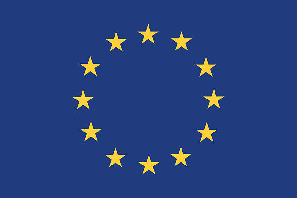 A bandeira da União Europeia