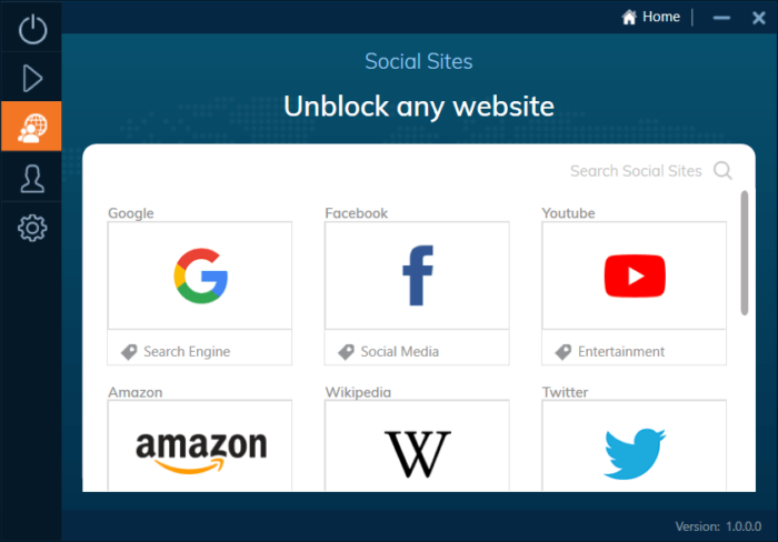 Immagine che mostra i siti social che possono essere bloccati in Cina con Ivacy VPN